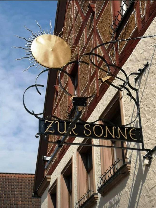 Hotel Sonne Wassertrüdingen Dış mekan fotoğraf
